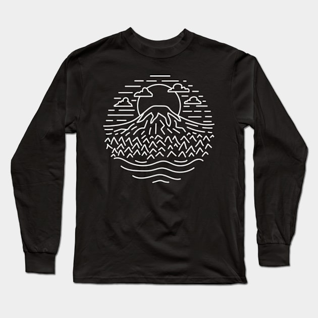 Mt Fuji Long Sleeve T-Shirt by deadright